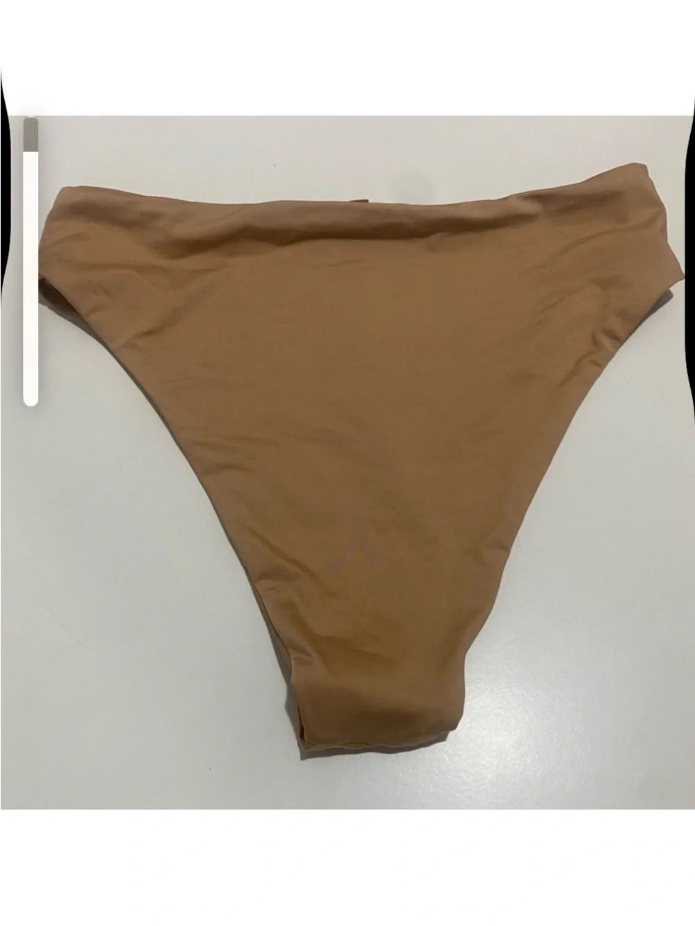 SKIMS High-Cut Swim Bottoms in Tan